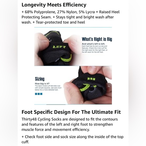 6 Pairs Thirty48 Low Cut Cycling Socks Unisex - Picture 6 of 10